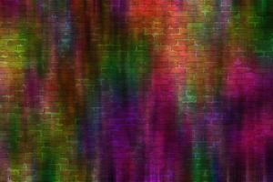 astratto multicolore mattone trama, digitale dipinto mattone sfondo foto