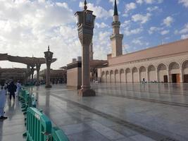 bellissimo giorno Visualizza di del profeta moschea - Masjid al nabawi, medina, Arabia arabia. foto