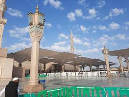 bellissimo giorno Visualizza di del profeta moschea - Masjid al nabawi, medina, Arabia arabia. foto