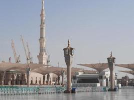 bellissimo giorno Visualizza di Masjid al nabawi, medina, Arabia arabia. foto