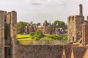 medievale castello di framlingham, Inghilterra. foto