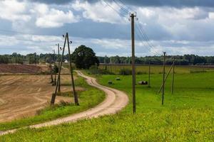 lettone estate paesaggi con nuvole foto