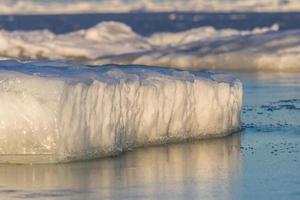 ghiaccio derive nel il baltico mare foto