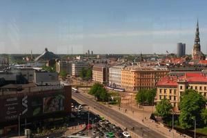 riga a partire dal sopra nel il estate foto