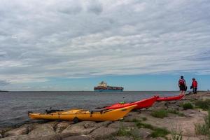 visualizzazioni di il dintorni di riga a partire dal daugava foto