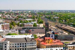 riga a partire dal sopra nel il estate foto