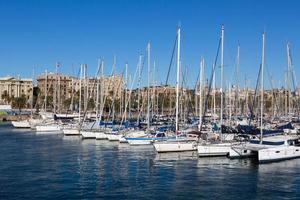 marina nel Barcellona su un' soleggiato giorno foto