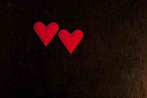 struttura con amore cuori per design. san valentino giorno carta concetto. cuore per san valentino giorno saluto carta. amore è. foto