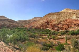 un' villaggio nel Marocco asciutto deserto 1 foto