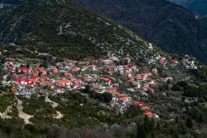 paesaggi a partire dal tzoumerka naturale parco foto