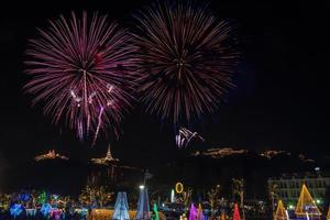 bellissimo fuochi d'artificio Schermo. foto