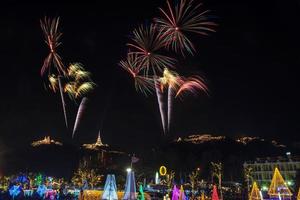 bellissimo fuochi d'artificio Schermo. foto