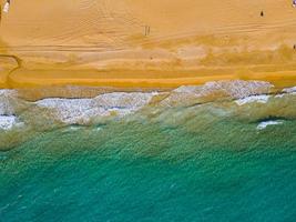 aereo mare e spiaggia sorprendente foto