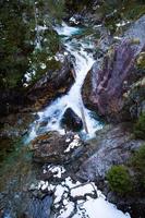 bellissimo cascata wodogrzmoty mickiewicza nel polacco tatra montagne vicino zakopane sono Polonia. foto