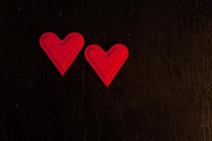 struttura con amore cuori per design. san valentino giorno carta concetto. cuore per san valentino giorno saluto carta. amore è. foto