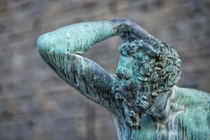 Firenze piazza della signoria statua foto