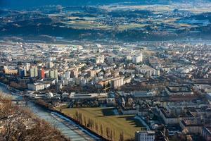 Innsbruck aereo Visualizza paesaggio panorama foto