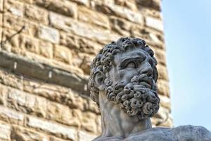 Firenze piazza della signoria statua foto