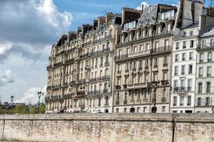 Parigi paesaggio urbano Visualizza panorama a partire dal Senna foto