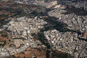 Malta aereo paesaggio a partire dal aereo foto