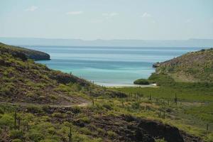 playa balandra aereo Visualizza la paz baja California foto