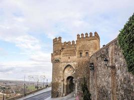 toledo il porta di il medievale vecchio cittadina, Spagna foto