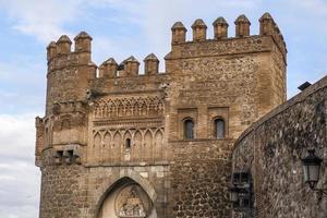 toledo il porta di il medievale vecchio cittadina, Spagna foto