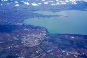laghi vicino Guadalajara jalisco aereo panorama paesaggio a partire dal aereo foto
