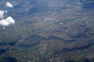 leon guanajuato aereo panorama paesaggio a partire dal aereo foto