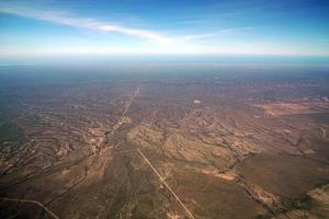 la paz baja California sur Messico aereo panorama a partire dal aereo foto