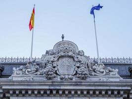 banca di sapin Banco de espana edificio nel Madrid foto