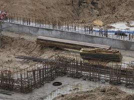 grande vasto costruzione luogo nel chamartin stazione Madrid foto