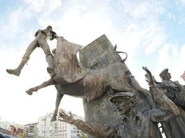 Madrid plaza de toros Toro combattente storico arena las ventas foto