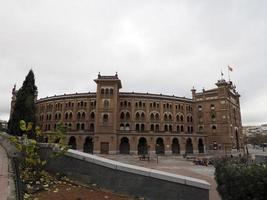 Madrid plaza de toros Toro combattente storico arena las ventas foto