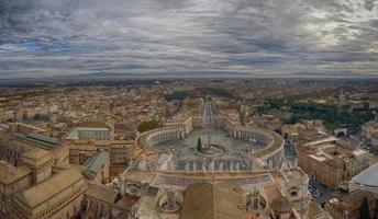 santo Peter basilica Roma Visualizza a partire dal tetto foto