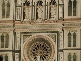 Firenze cupola Santa maria del fiore dettaglio foto