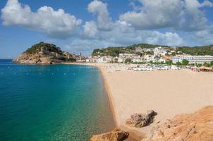 tossa de mar, costa brava,catalogna,mediterraneo mare, spagna foto