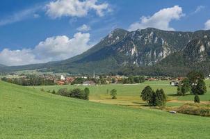 villaggio di inzell,chiemgau,baviera,germania foto