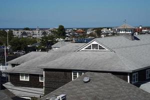 nantucket aereo panorama Visualizza su soleggiato giorno foto