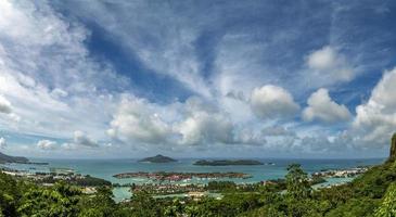 mahe Seychelles Eden isola aereo Visualizza panorama foto