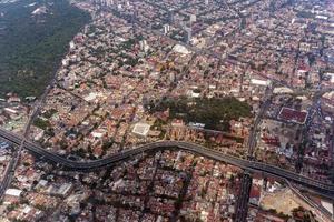 Messico città aereo Visualizza panorama foto