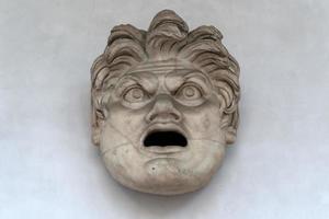 Teatro maschera bagno di diocleziano nel Roma foto