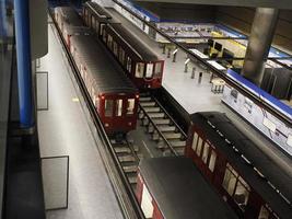 vecchio Madrid Spagna la metropolitana carro foto