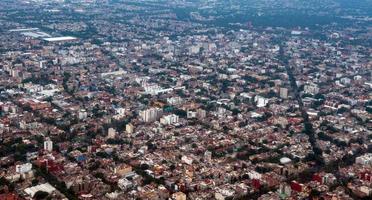 Messico città aereo Visualizza paesaggio urbano panorama foto