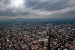 Messico città aereo Visualizza paesaggio urbano panorama foto