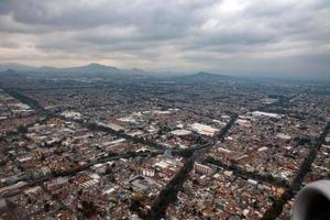 Messico città aereo Visualizza paesaggio urbano panorama foto