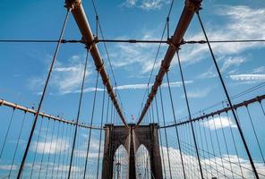 ponte di Brooklyn a New York City foto