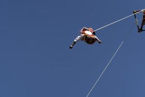 Messico città, Messico - gennaio 30 2019 - il antico danza di volantini los voladores foto