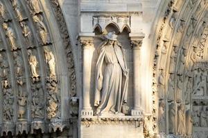 notre dama Parigi Cattedrale dettaglio foto