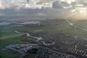 amsterdam porto canali strade aereo Visualizza panorama foto